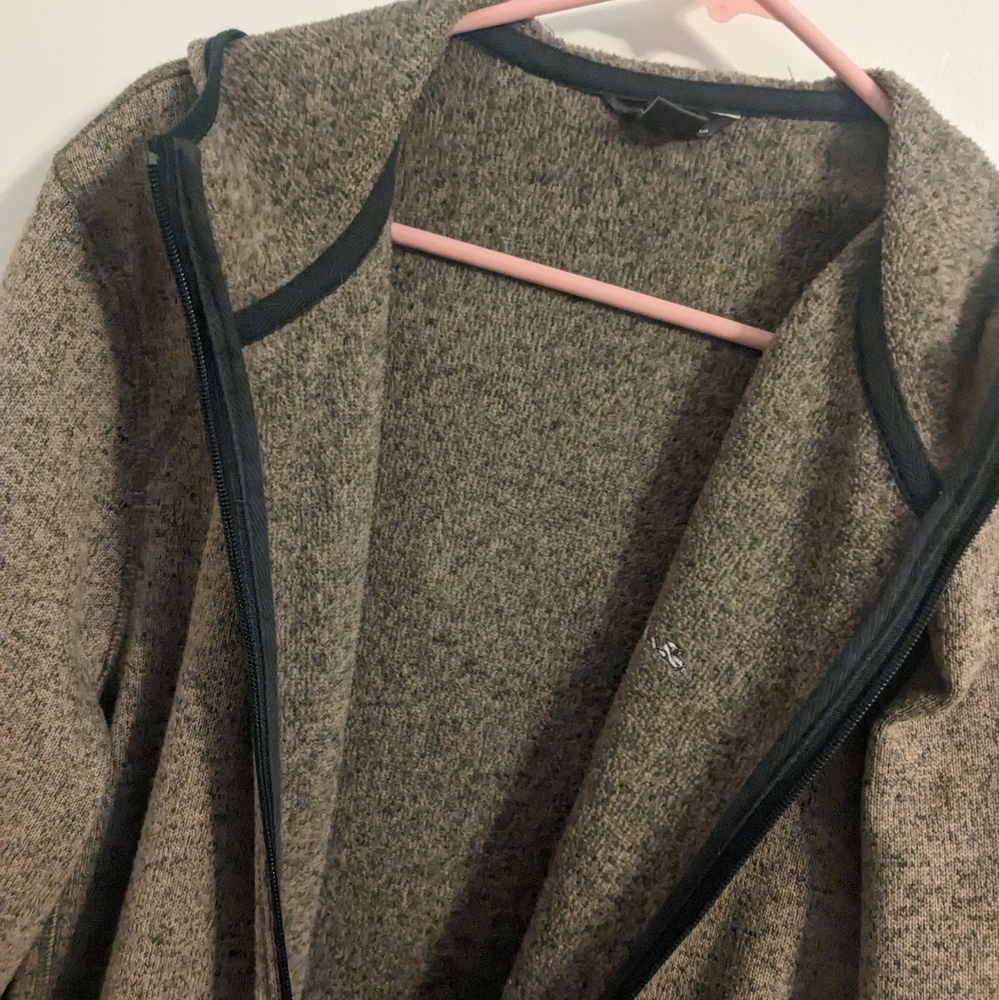 Eddie Bauer fleece zip up sweater